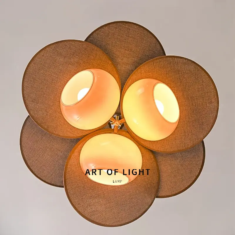 Rattan Weave Pendant Light Japan Vintage Restaurant Hotel Led Chandelier Rustic Living Room Led Lights for Mood Light Lustre