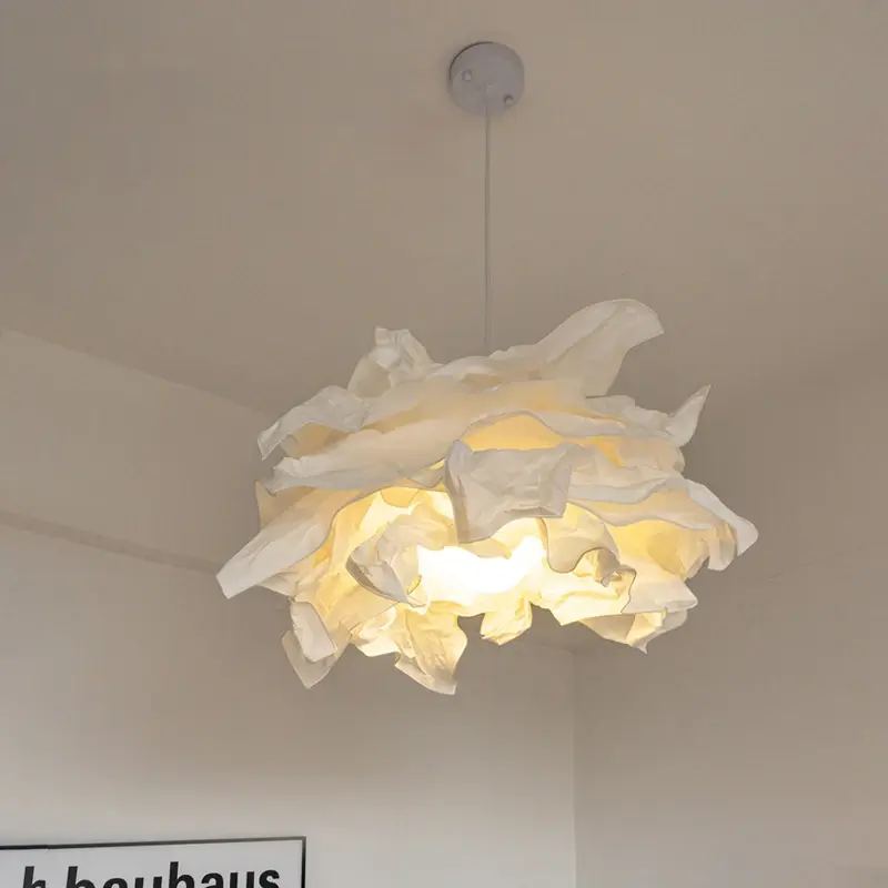 Modern Cloud Pendant Lights Living Room Bedroom Study Shop Decor Paper Chandelier Hotel Shop White Hanging Lamp