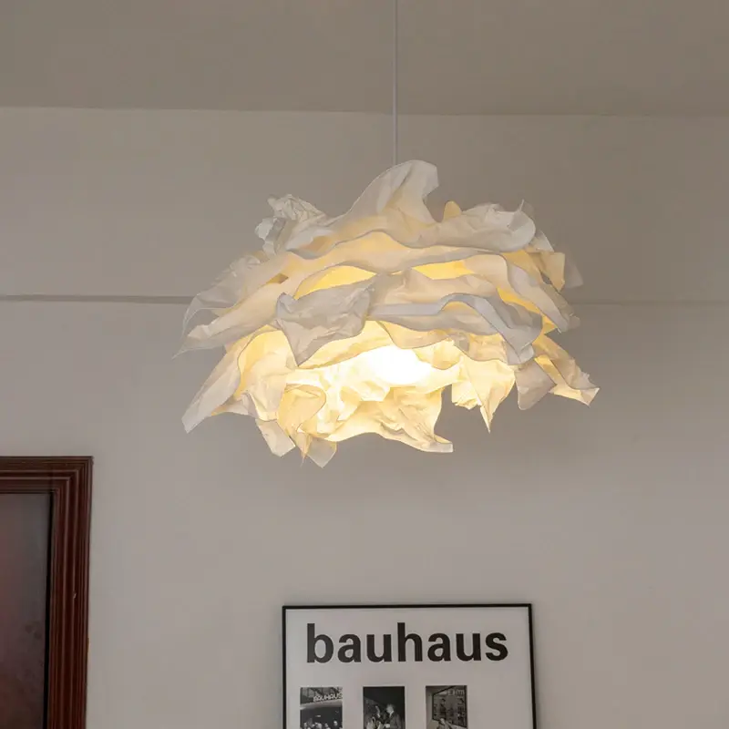 Modern Cloud Pendant Lights Living Room Bedroom Study Shop Decor Paper Chandelier Hotel Shop White Hanging Lamp