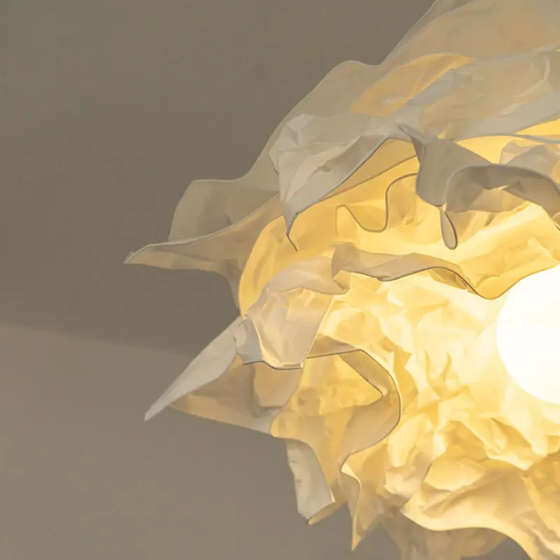Modern Cloud Pendant Lights Living Room Bedroom Study Shop Decor Paper Chandelier Hotel Shop White Hanging Lamp