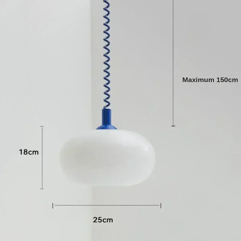 Bauhaus Glass Pendant Lights Modern Mini Color Decor Chandeliers Living Room Art Hanging Lamp Restaurant Shop Bar Led Lights