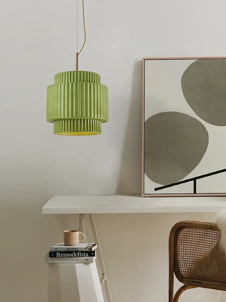 Moonriver Lighting Japanese Style Chandelier Study Bedside Board Hanging Lamp Simple Fashion Pendant Light for Home Lusters 2023