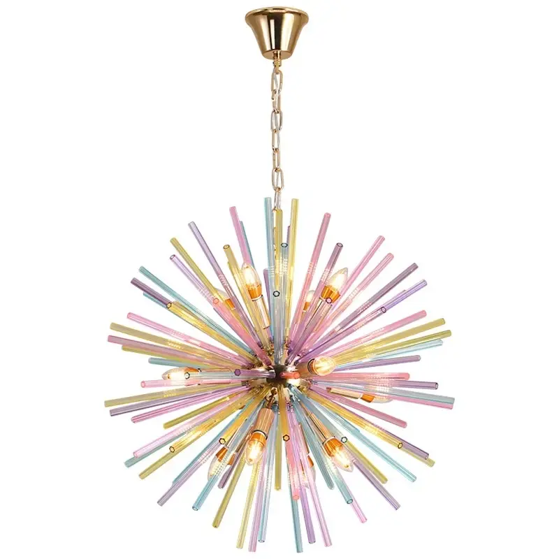 Dandelion Hanging Lamps for Ceiling Personalized Fashion Pendant Lights Modern Creative Colorful Chandelier Loft Kid's Room