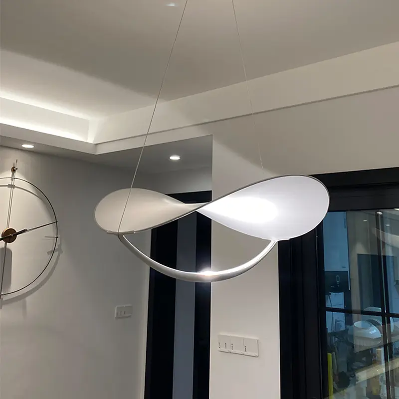 Italy Simple Hanging Lamp for Ceiling Living Room Dining Table Pendant Light Cloth Kitchen Island Chandelier Home Decoration