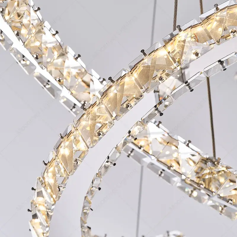 Modern Crystal Pendant Lights Creative Letter CC Chandelier for Living Room Restaurant Room Decor Fixture Hanging Lmaps