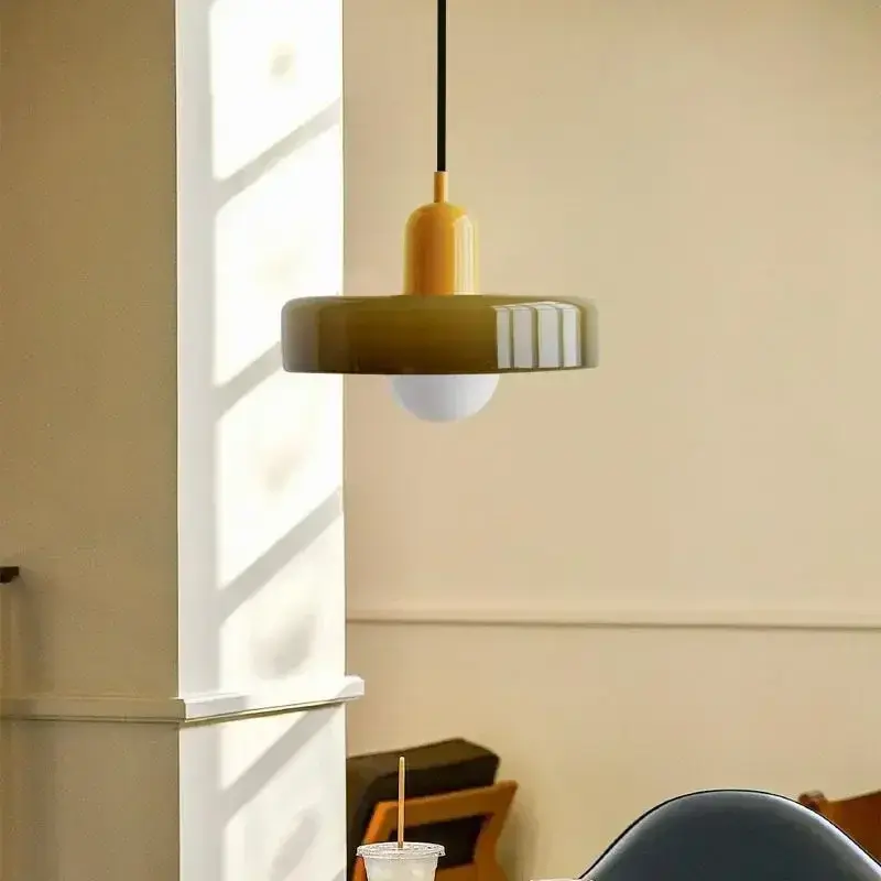 Modern Pendant Light Glass Home Decorative Lamp For Living Room Restaurant Bedroom Study Indoor Hanging Lamp Fixture