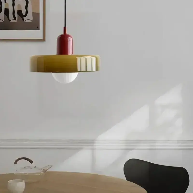 Modern Pendant Light Glass Home Decorative Lamp For Living Room Restaurant Bedroom Study Indoor Hanging Lamp Fixture
