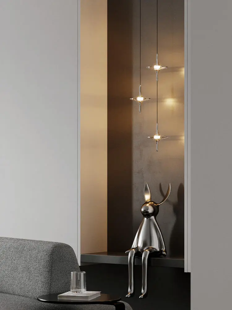 French Luxury Led Ceiling Chandelier Foyer Staircase Villa Loft Pendant Lights Living Room Bedside Kitchen Ceiling Lamp Lustre