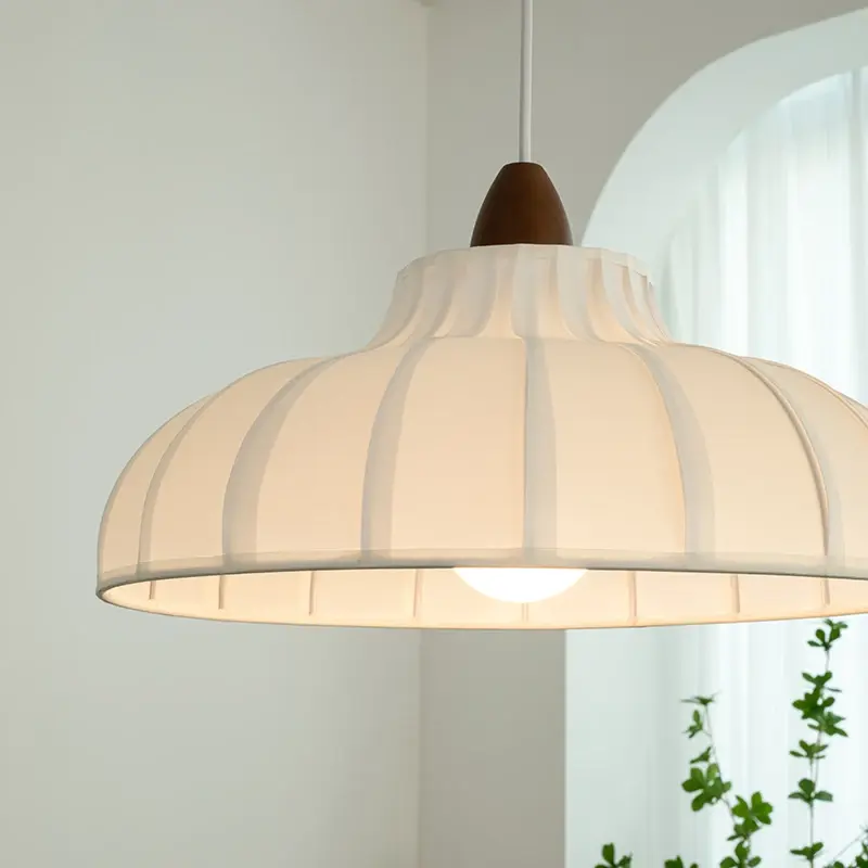 Japan Fabric Pendant Lights Restaurant Shop Table Chandeliers Apartment Living Room Cloth Hanigng Lamp for Home Decor Lustre