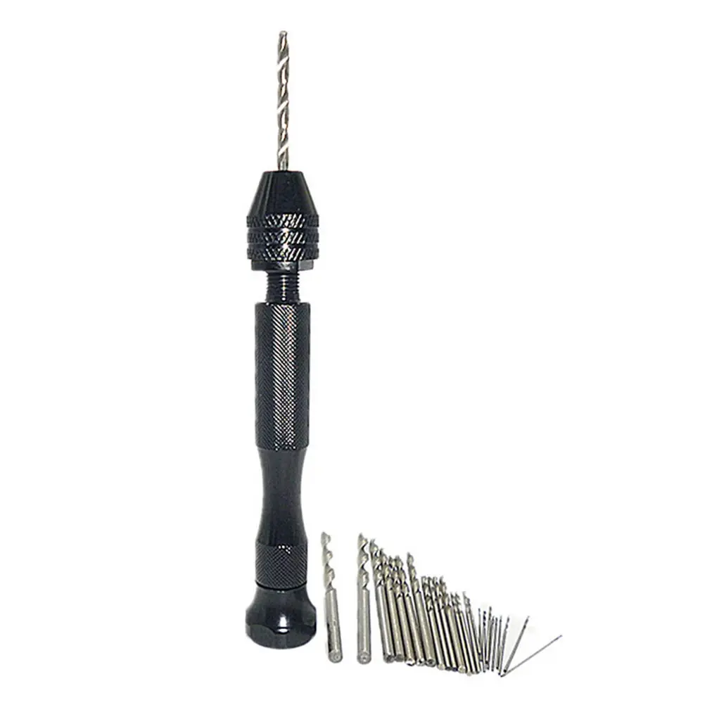 25pcs/set Micro Drill Bits Set 0.5mm~3mm For PCB Crafts& Jewelry Steel Twist Drill Bit Sets For Rotary Tools Wood Drilling