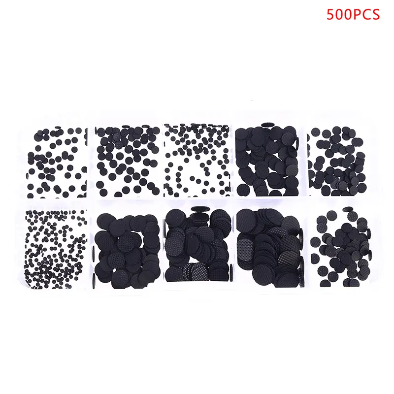500pcs/box 1.5-8mm Conductive Rubber Pads Keypad Repair Kit For IR Remote Control Conductive Rubber Buttons