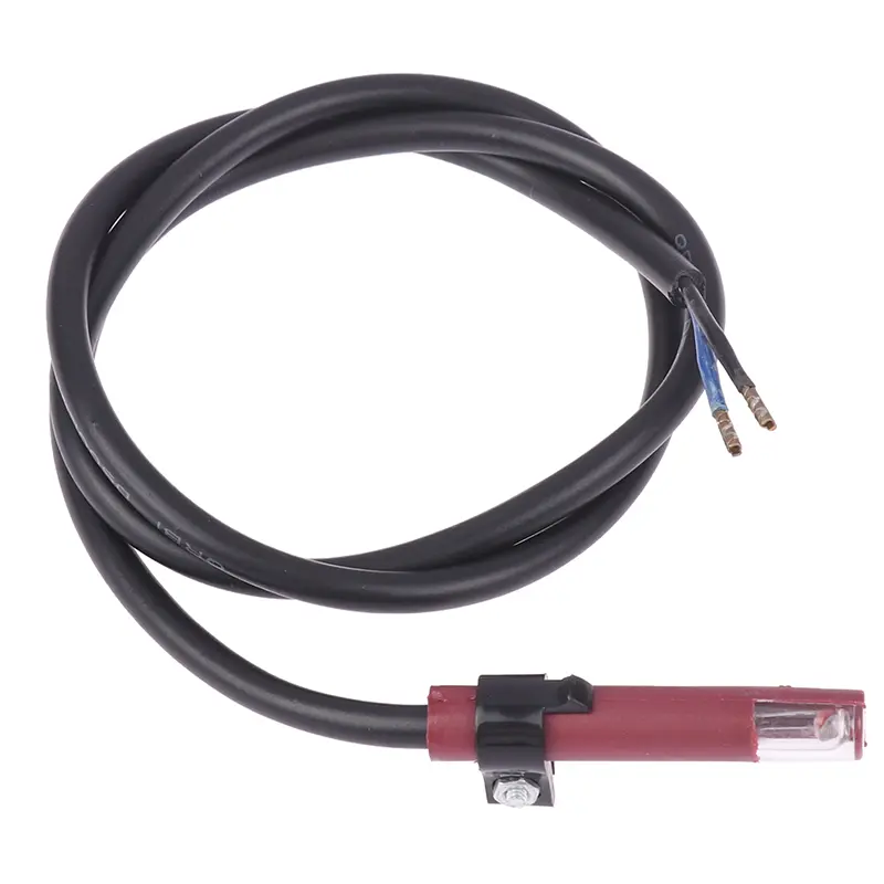 Ordinary QRB1 Flame Detector Photosensitive Electric Eye Burner Detection Photoresistor Red QRB1 Photocell For Burner Waste Oil