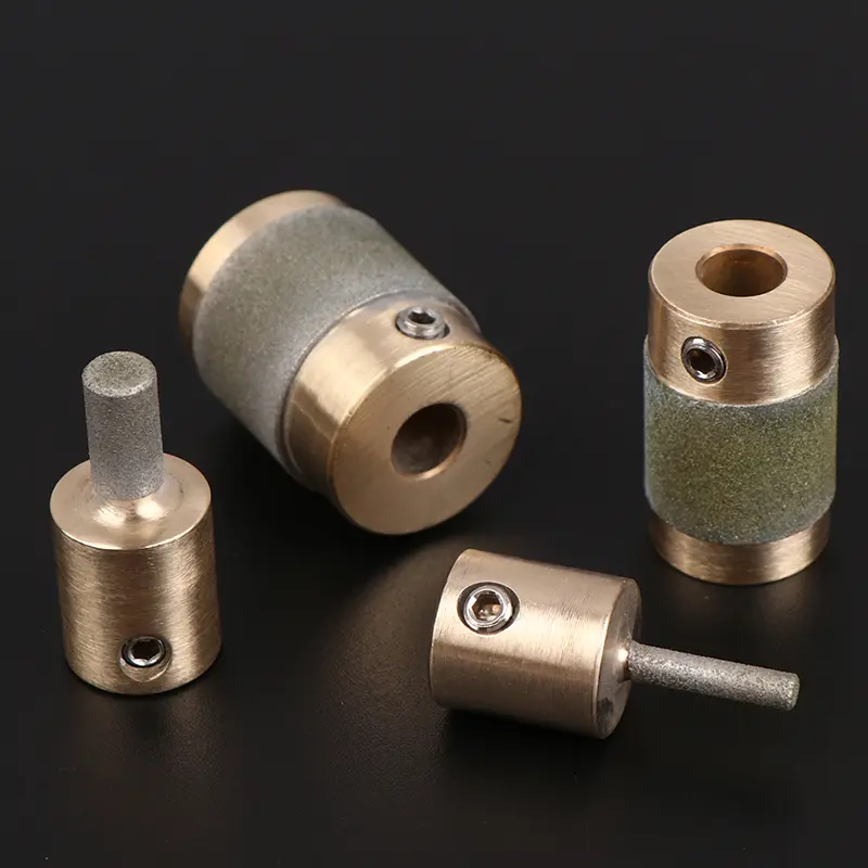 1PC 1'' 1/4'' 3/4" 1/8'' MCB01 MCB34 MCB18 MGB14 Brass Core Standard Grit Stained Glass Grinder Bit Head For Glass Stone