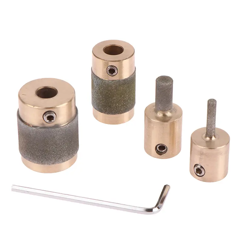 1PC 1'' 1/4'' 3/4" 1/8'' MCB01 MCB34 MCB18 MGB14 Brass Core Standard Grit Stained Glass Grinder Bit Head For Glass Stone
