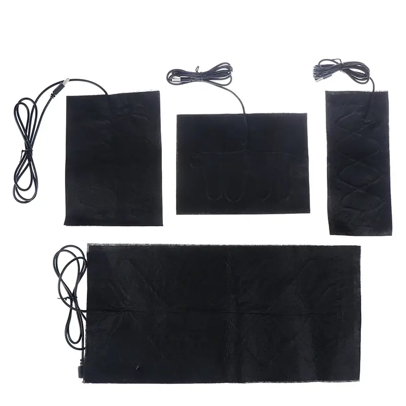 7Size USB Heating Pad Heated Sheet Car Seat Heating Cushion Seat Warmer Waterproof Pet Reptile Winter Warm Heater Mat