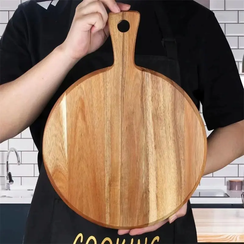 Useful Chopping Board With Handle Cutting Block Sturdy Cut Food Meat Vegetables Chopping Block
