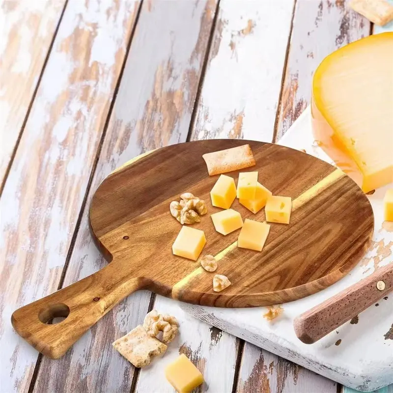 Useful Chopping Board With Handle Cutting Block Sturdy Cut Food Meat Vegetables Chopping Block