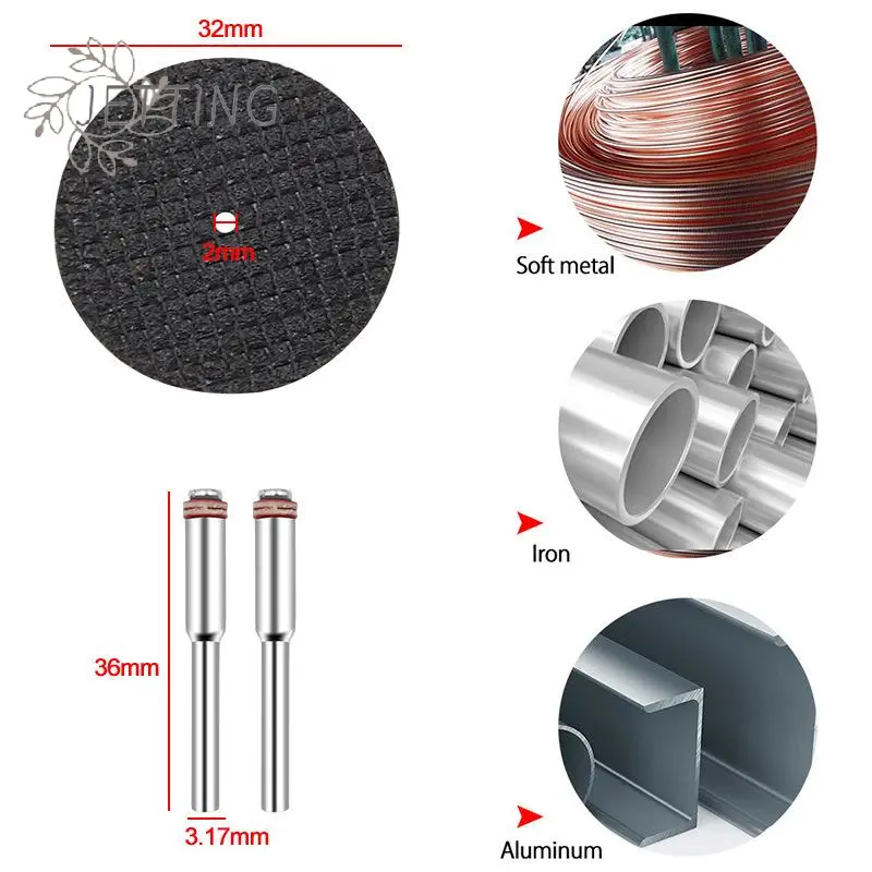 31pcs Diamond Cutting Discs Sanding Grinding Wheel Circular Saw Blade Woodworking Metal Dremel Mini Drill Rotary Tool Access