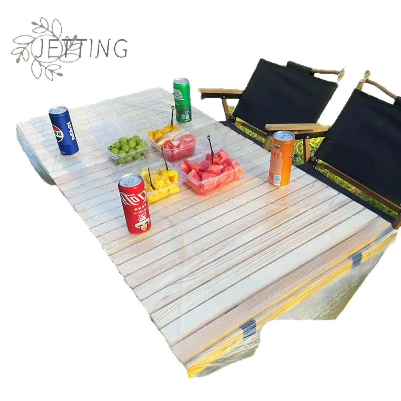 Disposable Camping Tablecloth Birthday Party Wedding Table Cover Wipe Desk Cloth Decor Covers Home Supplies