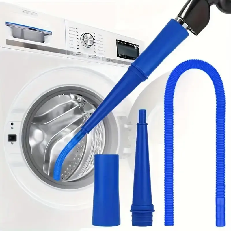 1Set Dryer Vent Cleaning Kit Vacuum Accessory Flexible Dryer Lint Remover And Flexible Dryer Lint Brush For Washing And Dryer