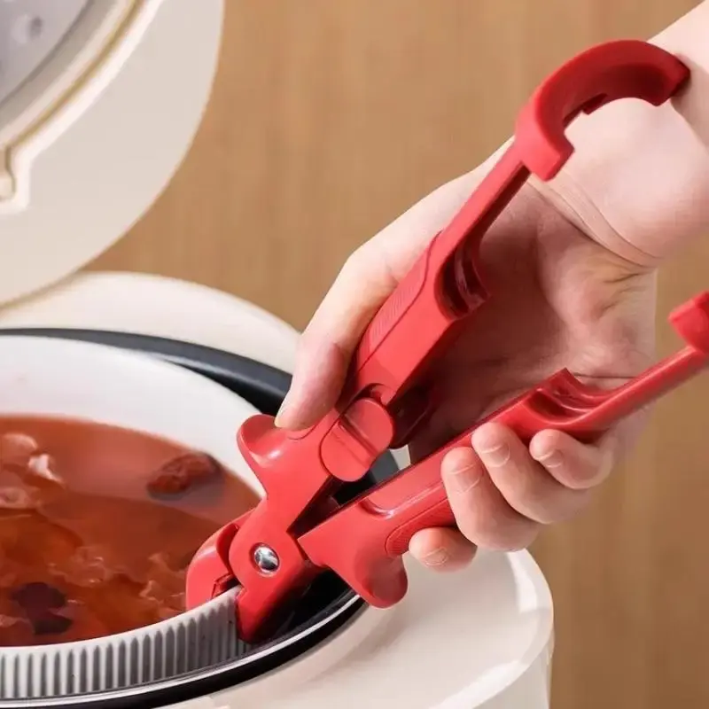 Anti-scald Clip Silicone Kitchen Anti Scald Plate Bowl Dish Pot Holder Anti-hot Clip Lifter Kitchen Accessories Gadget