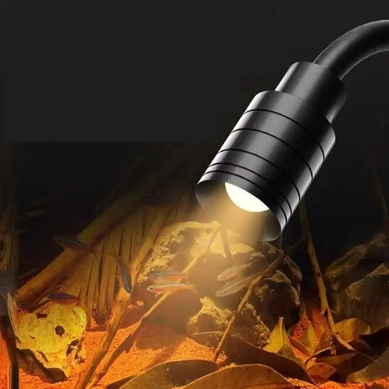 USB Aquarium Light Lighting Plants Grow Light Super Slim LED 3W Aquatic Plant Lighting Waterproof Clip-on Lamp For Fish Tank