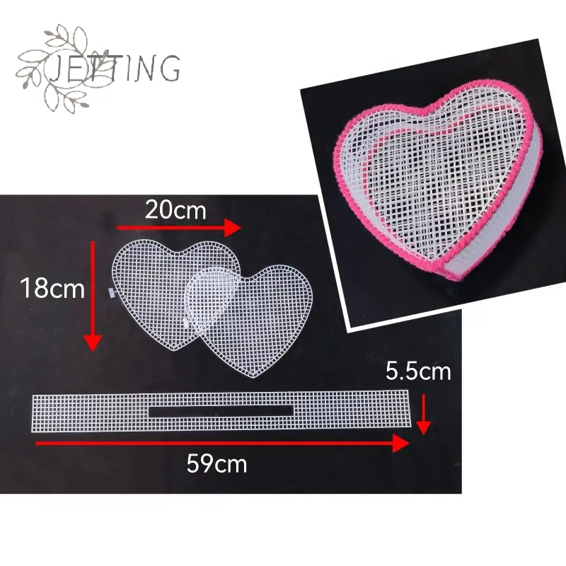 1 Set Handbag Shoulder Bag Mesh Cover Bag Bag Accessories Auxiliary Knitting Plastic Mesh Kit DIY Craft Bag Knitting Materials