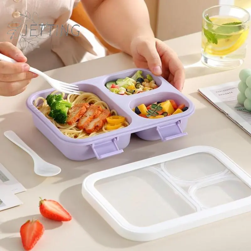 Bento Box Leakproof Lunch Food Storage With Stackable Design Carry Handles Office School For Kitchen Restaurant Use Lunch Box