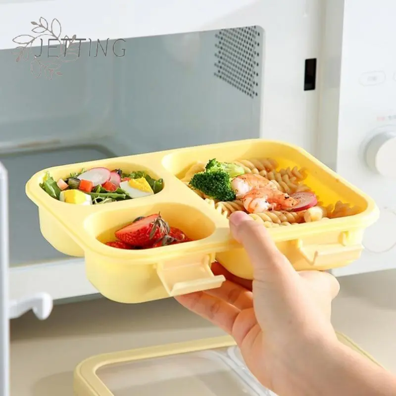 Bento Box Leakproof Lunch Food Storage With Stackable Design Carry Handles Office School For Kitchen Restaurant Use Lunch Box