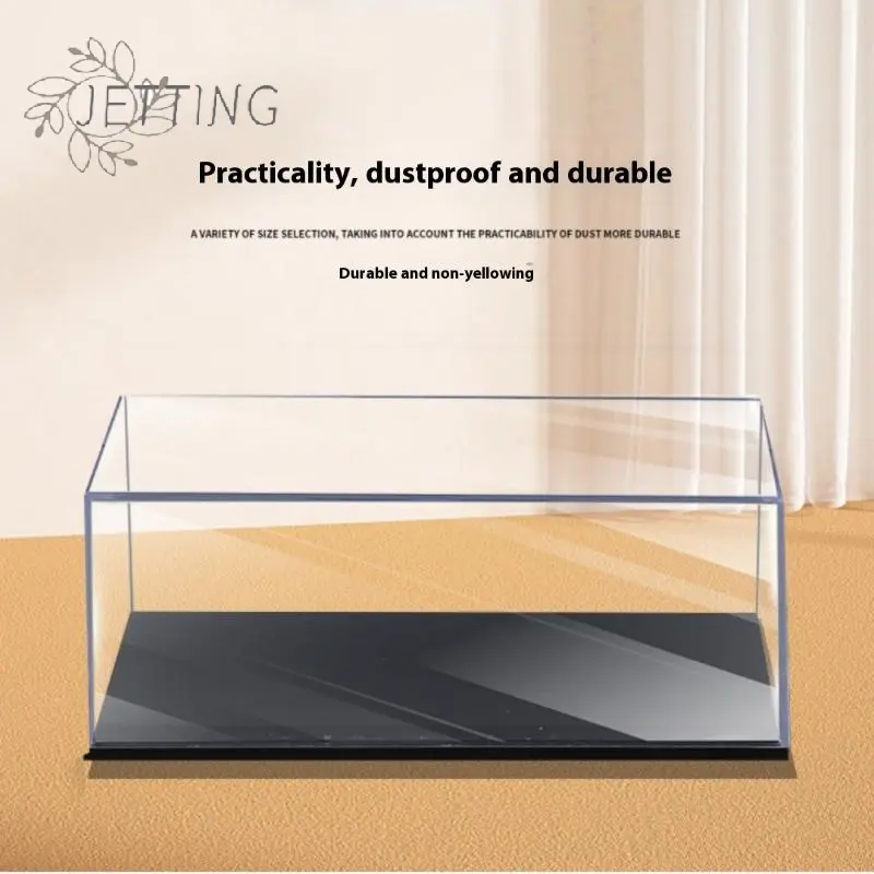 1Pcs Transparent Acrylic Storage Box Practical 1/43 Diecast Model Car Display Box DIY Dustproof Display Rack Toy