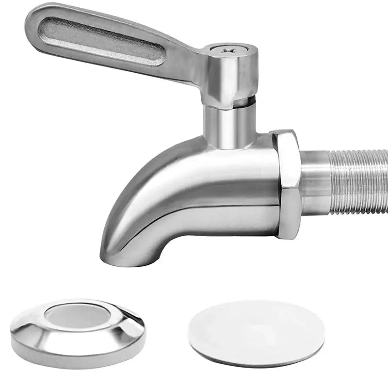 304 Stainless Steel Spigot Water Tap Faucet For Beer Juice Beverage Drink Wine Barrel Dispenser Tap
