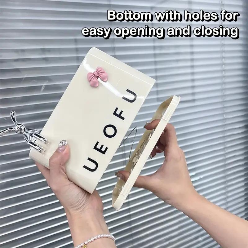 Creamy Style Napkin Holder Vintage Tissue Box Bunny Bow Design Material Simple Fashion Office Living Room Bedroom Use
