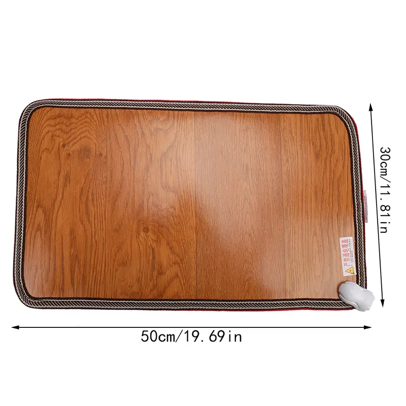 60W PU Electric Heating Foot Mat Warmer Heating Pads Feet Leg Warmer Carpet Thermostat Warming Tools For Home Office