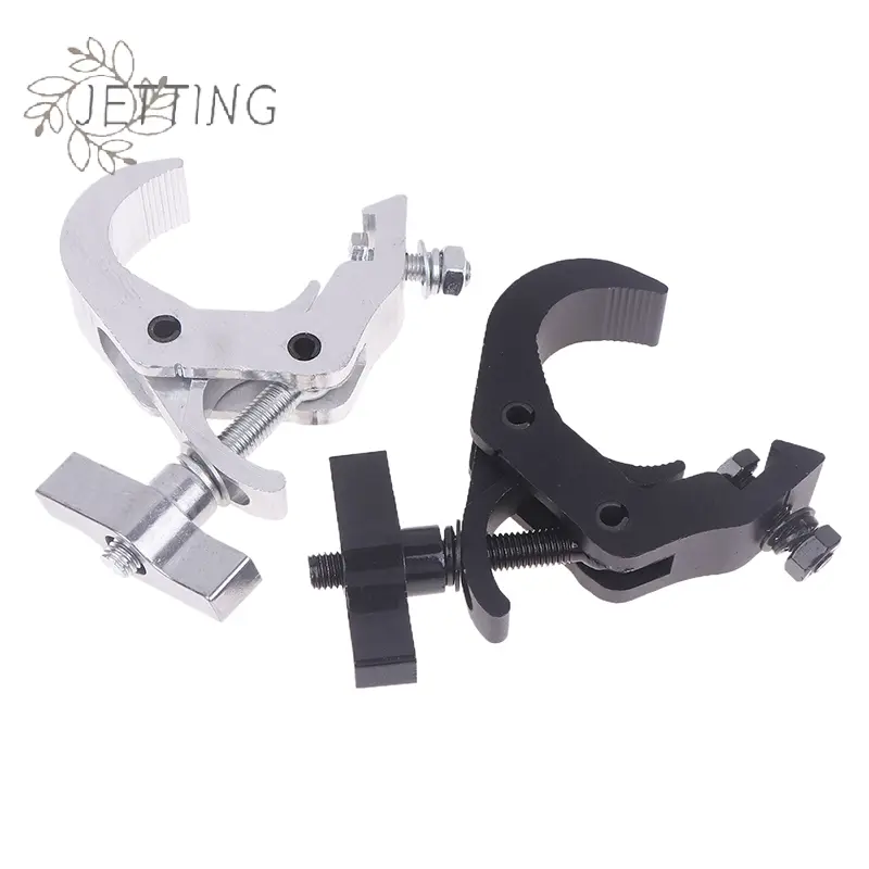 Durable Heavy Duty Hooks Alumimun Alloy Clamp 200kg 40-52mm Bracket Stage Stage Light Hook Light Clamp Holder Truss