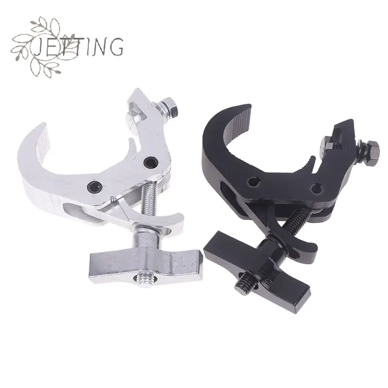 Durable Heavy Duty Hooks Alumimun Alloy Clamp 200kg 40-52mm Bracket Stage Stage Light Hook Light Clamp Holder Truss