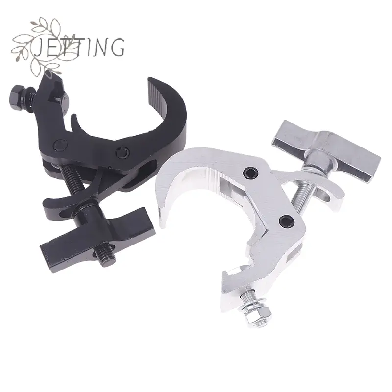 Durable Heavy Duty Hooks Alumimun Alloy Clamp 200kg 40-52mm Bracket Stage Stage Light Hook Light Clamp Holder Truss