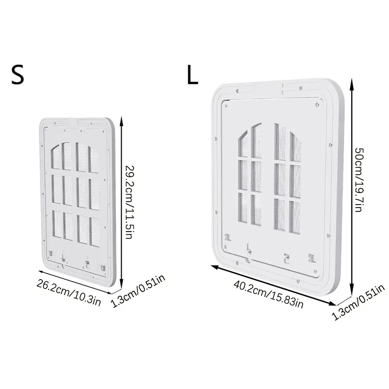 Dog Screen Door CatsScreen Door Pet Screen Door Flap Opening Dog Door For Screen Door Magnetic Self-Closing Screen Door For Dogs