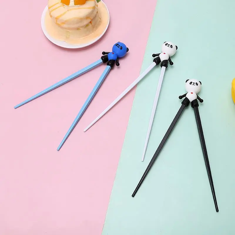Kids Training Chopsticks Panda Frog Children's Helpers Chopsticks Reusable Chopsticks Learning Chopstick Helper For Kid Children