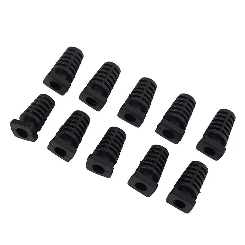 10pcs 4.1mm Cable Gland Connector Rubber Strain Relief Cord Boot Protector Wire Cable Sleeve For Power Tool Cellphone Charger