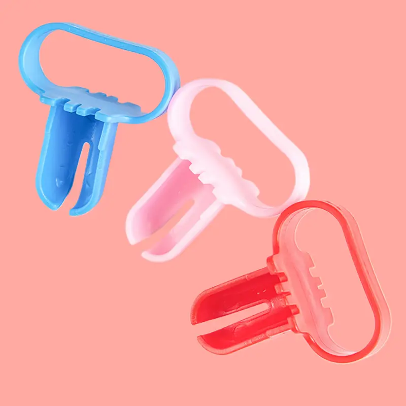 10pcs Plastic Balloon Knotter Tying Tool Wedding Birthday Party Knotting Faster Electric Balloon Blower Dot Easy Knot Device
