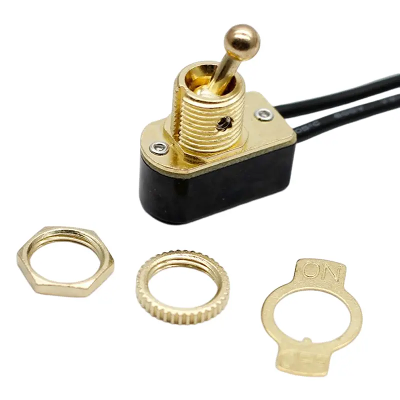 On/Off Prewired Standard Toggle Switch With Wire Cable MT-2021 SPST Contacts Switch Electrical Equipment AC 250V 6A