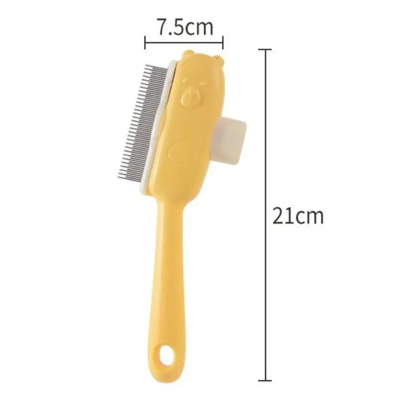 Dog Cat Grooming Comb Short And Long Teeth Massage Comb For Matted Hair Knots Removal Pet Deshedding Supplies