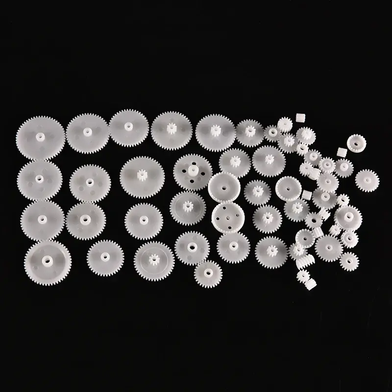 58pcs/set Toothed Wheels WSFS Gears Plastic All Module 0.5 Robot Parts 58 Styles