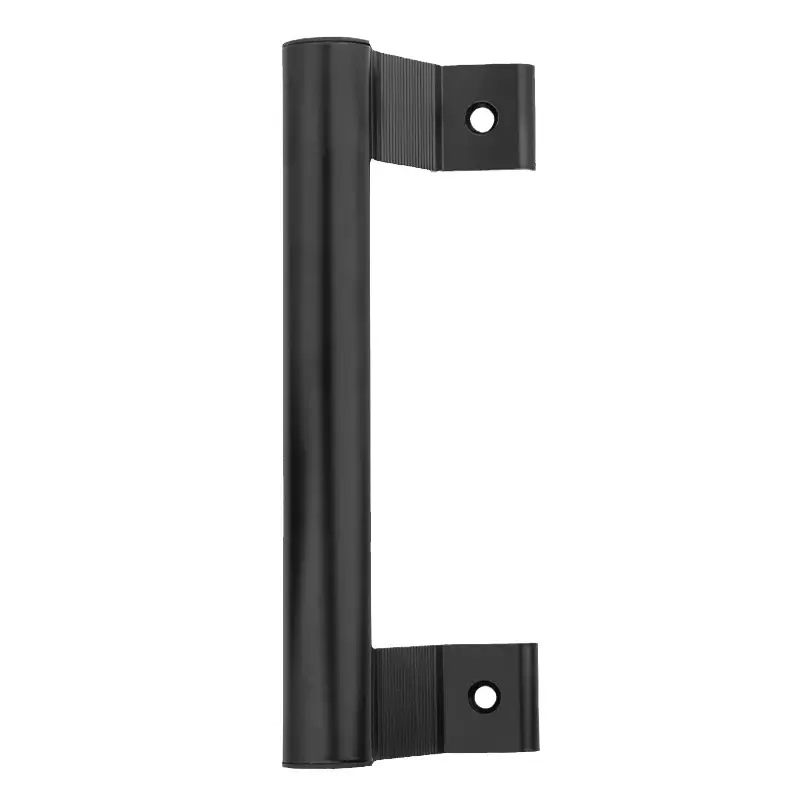 2PCS Aluminium Alloy Punch-free Furniture Cabinet Handle Sliding Door Handle Pull And Flush Hardware Set Wood Door