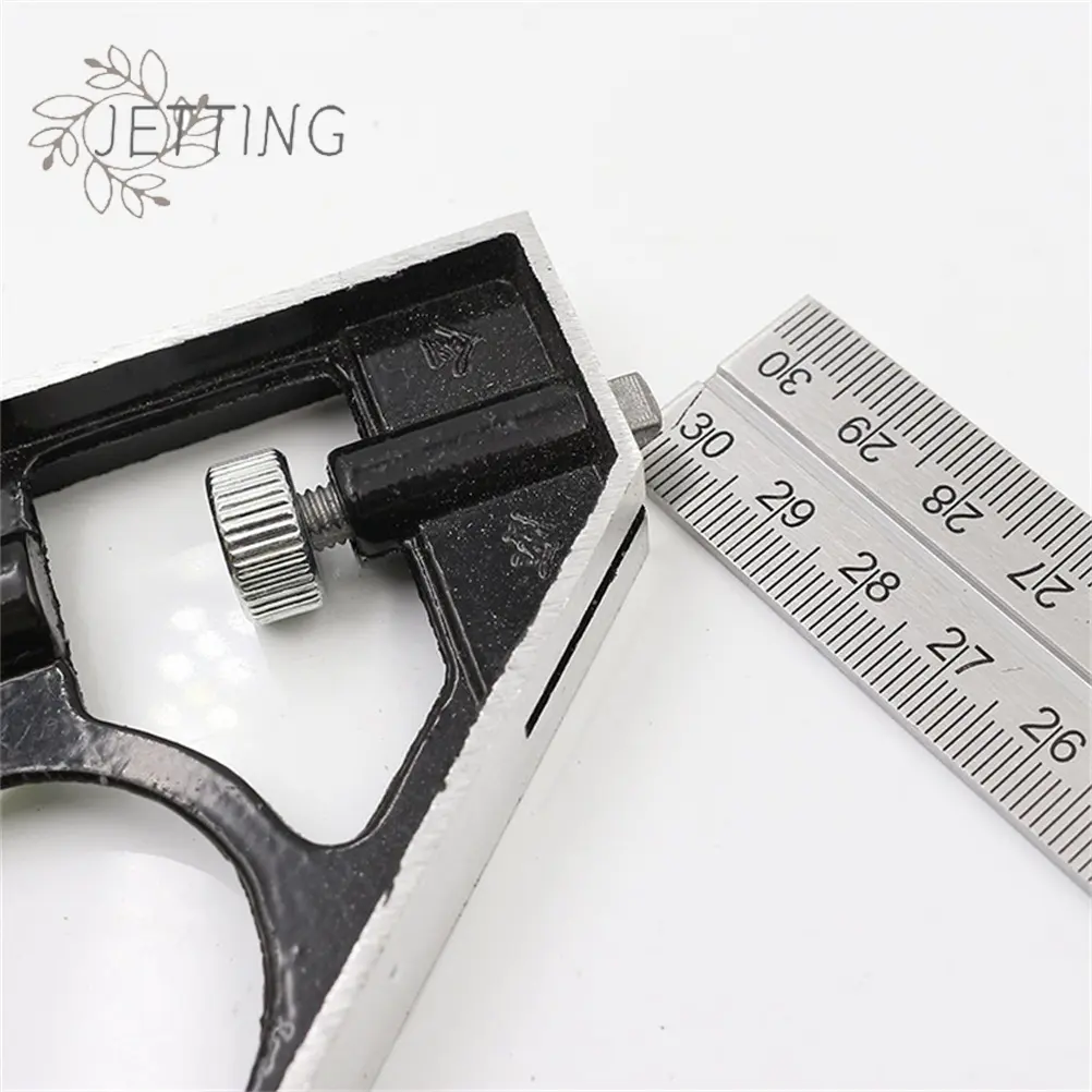 Precise Stainless Steel Measuring Tools Aluminium Combination Square Diy Workshop Hardware Angle Spirit Level 12" (300mm)