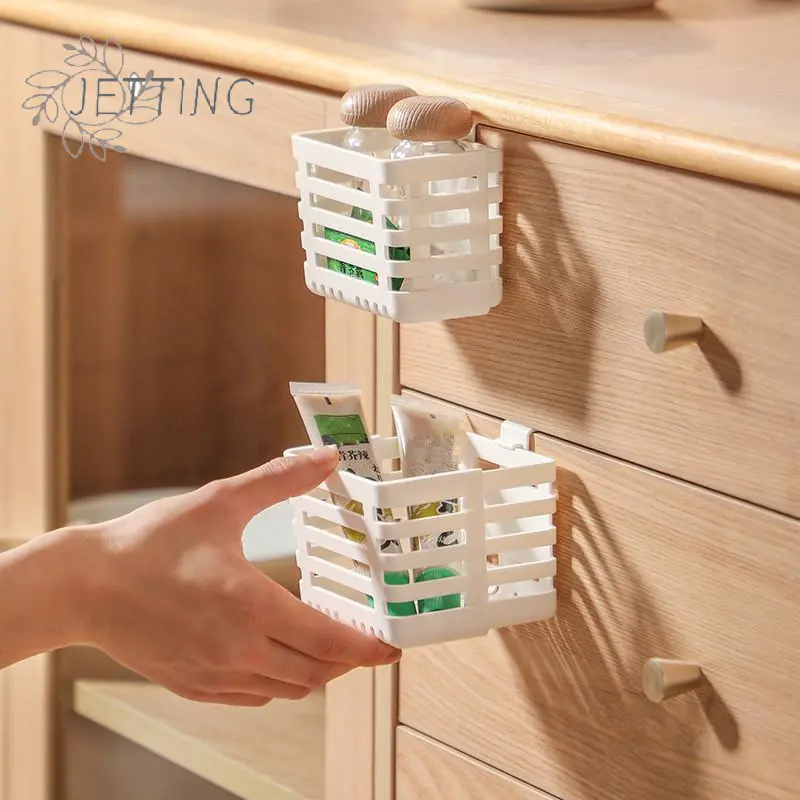 Kitchen Telescopic Sink Drain Small Hanging Basket Refrigerator Side Door Hanging Storage Box Small Item Storage Case