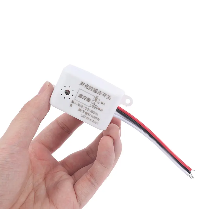 220V Home Improvement Smart Switches Module Detector Sound Voice Sensor Intelligent Auto on Off Light Switch Accessories