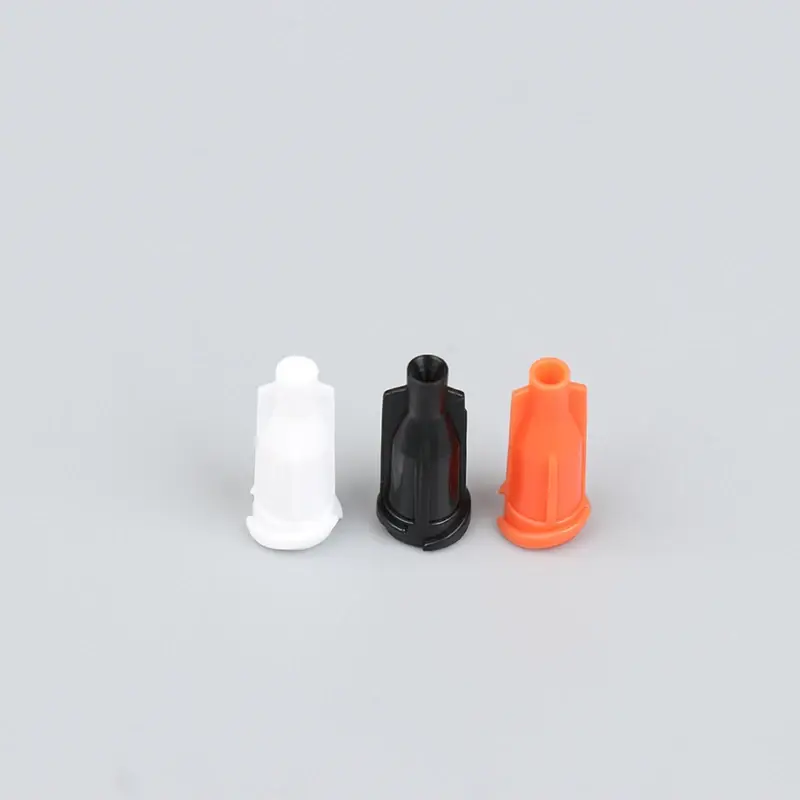 100Pcs Syringe Tips Caps Injector Dispenser Dispensing Needle Sealing Plug Home Supplies