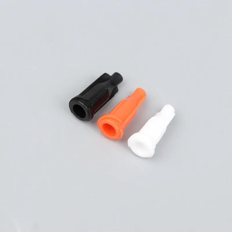 100Pcs Syringe Tips Caps Injector Dispenser Dispensing Needle Sealing Plug Home Supplies