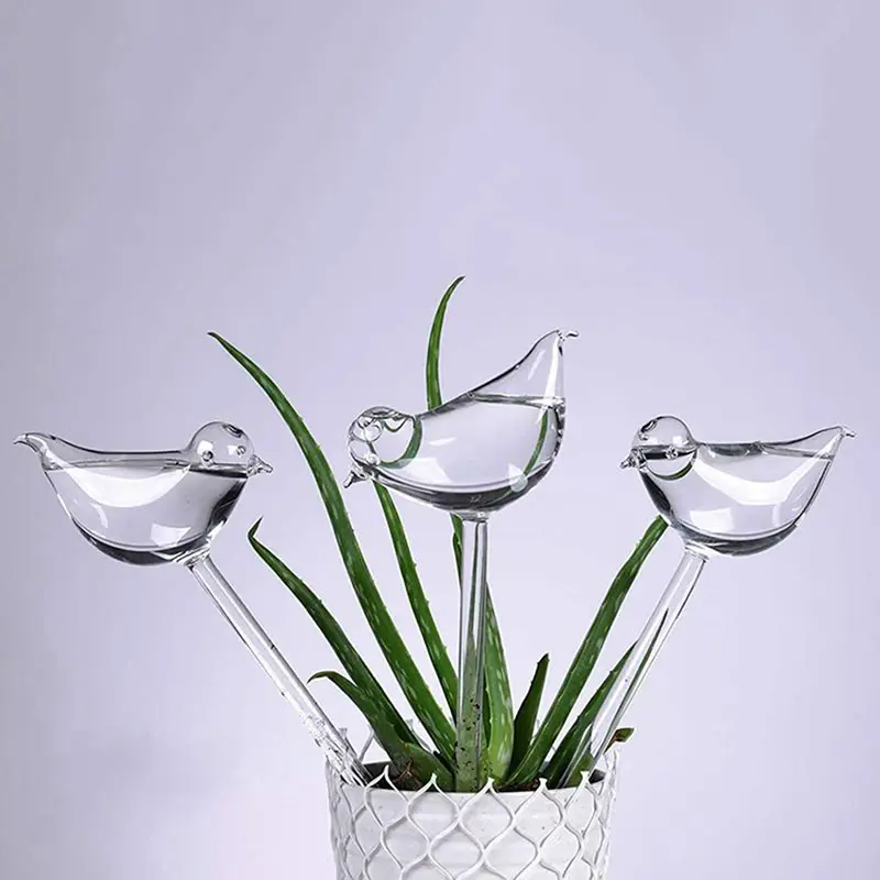 Self Watering Bird Shape Water Device Automatic Plant Watering Bulbs Drip Irrigation System For Home Garden Flower Plants